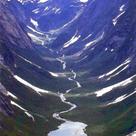 U-shaped glacial valley