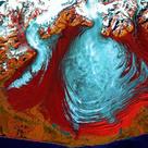 Tongue of the Malaspina Glacier in Alaska