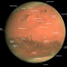 Mars seen from the Rosetta spaceprobe