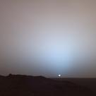 Sunset in Mars
