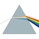 Refraction of a white beam of light through a prism (II)